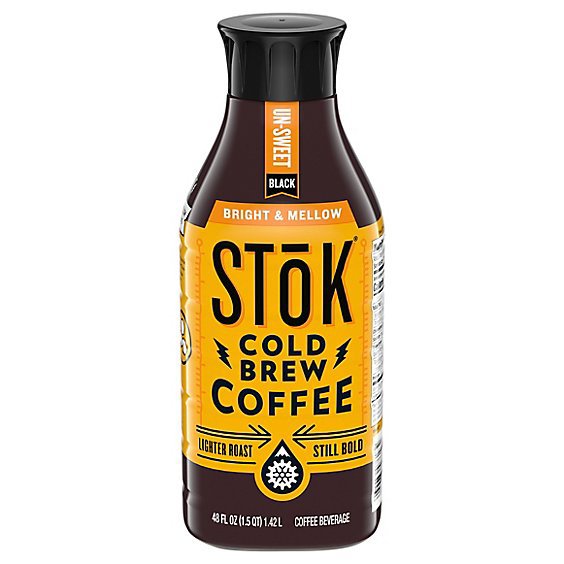 SToK Cold Brew Coffee Bright & Mellow - 48 Fl. Oz.