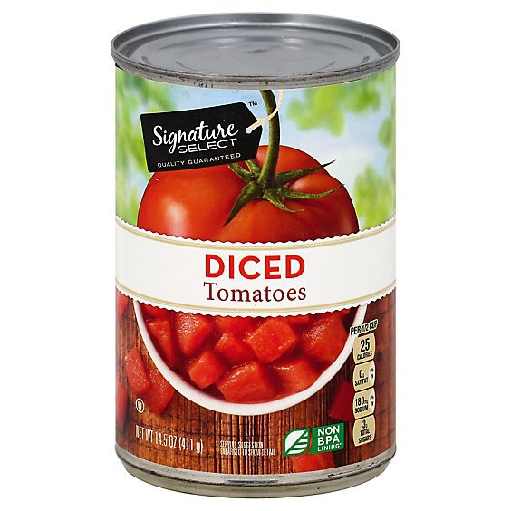Signature SELECT Tomatoes Diced - 14.5 Oz