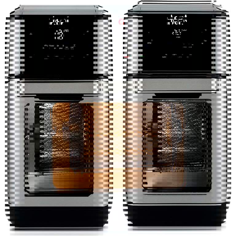 Instant Vortex Plus 10-Quart Air Fryer, From the Makers of Instant Pot, 7-in-10 Functions, with EvenCrisp Technology, App with over 100 Recipes, Stainless Steel