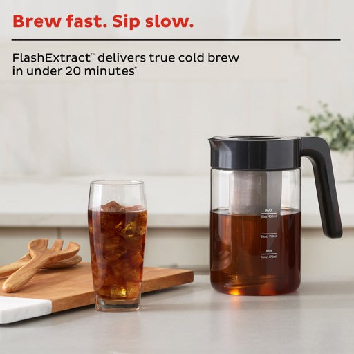 Instant Cold Brew Electric Coffee Maker Brew Up to 32 Ounces