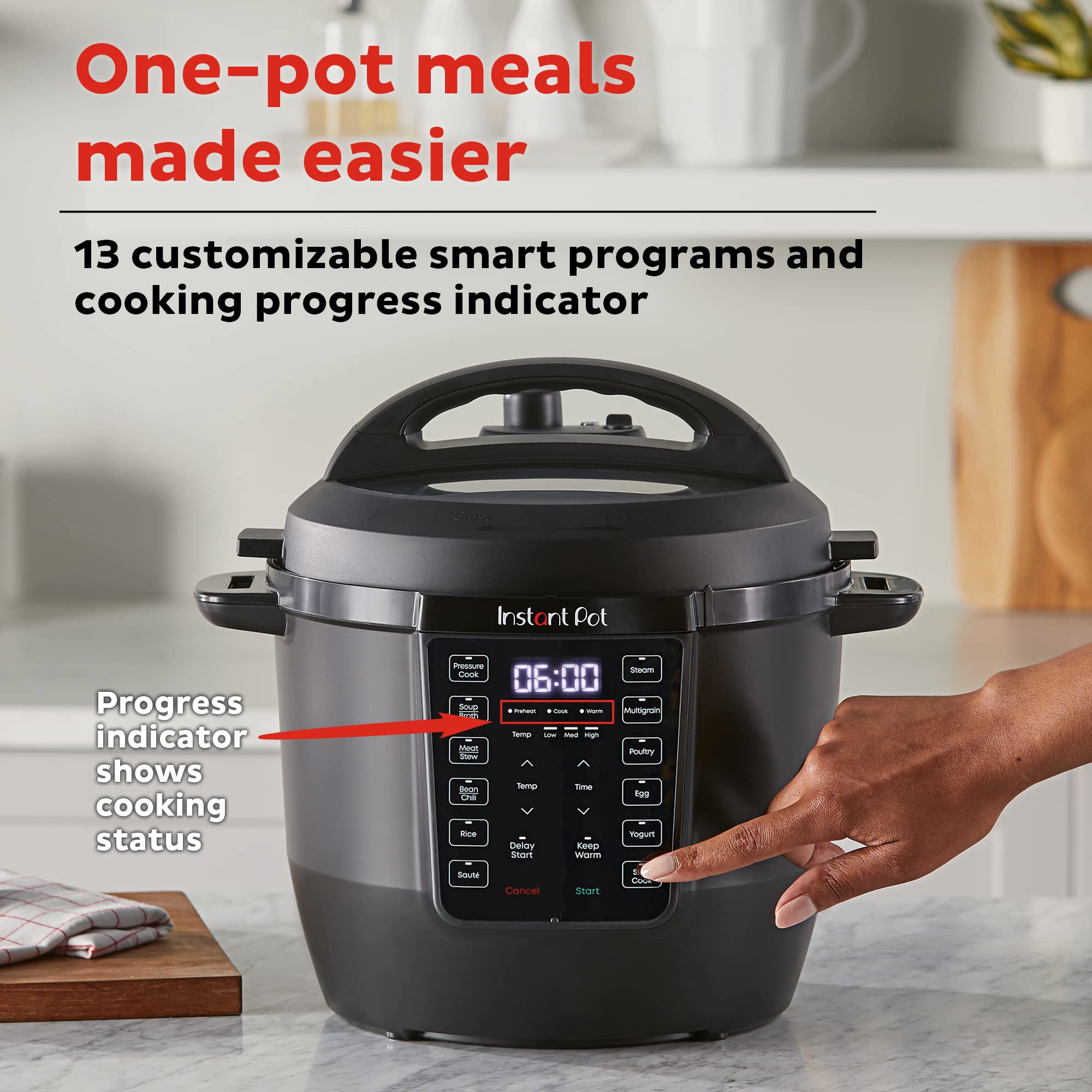 What is the multigrain setting on instant pot sale