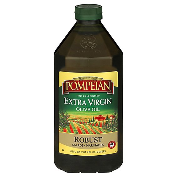 Pompeian Olive Oil Extra Virgin Robust flavor - 68 Fl. Oz.
