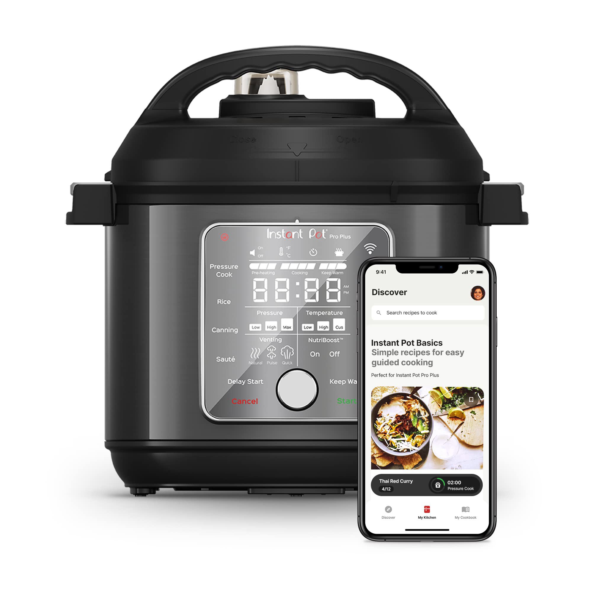 Can I use a tempered glass lid with Instant Pot Pro Plus Wi Fi