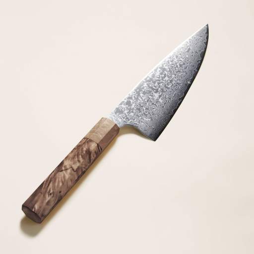 Kumo Japanese VG10 Gyuto Chef Knife - Brown Stabilized Maple