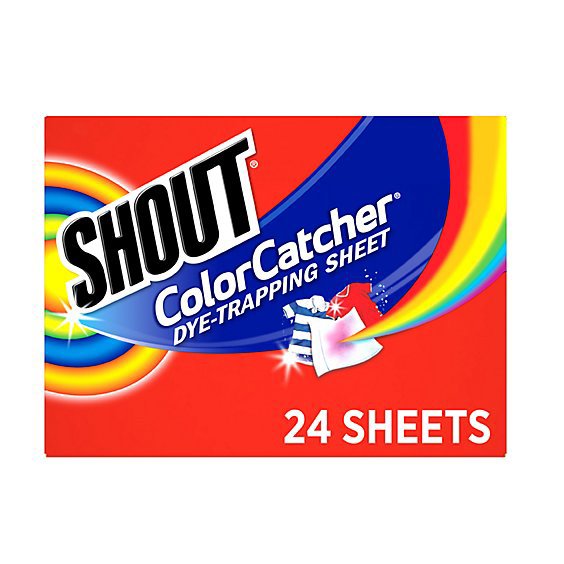 Shout Color Catcher Dye Trapping Sheets - 24 Count
