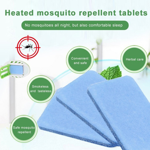 a advertisement for heated mosquito repellent tablets