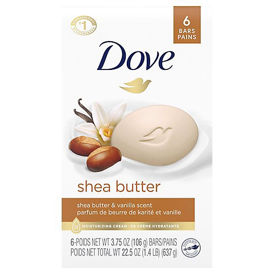 Dove Purely Pampering Beauty Bar Shea Butter - 6-4 Oz