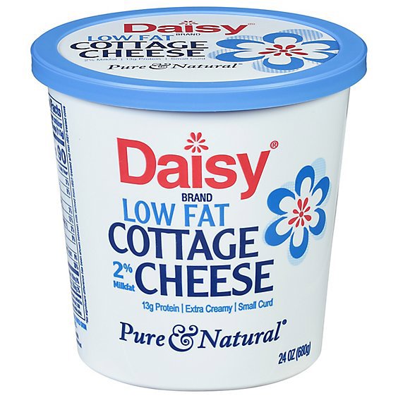 Daisy Cheese Cottage Small Curd 2% Milkfat Low Fat - 24 Oz