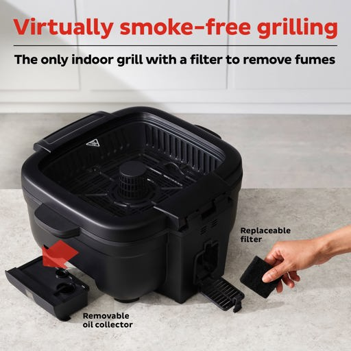 Instant 6-in-1 Indoor Grill and Air Fryer