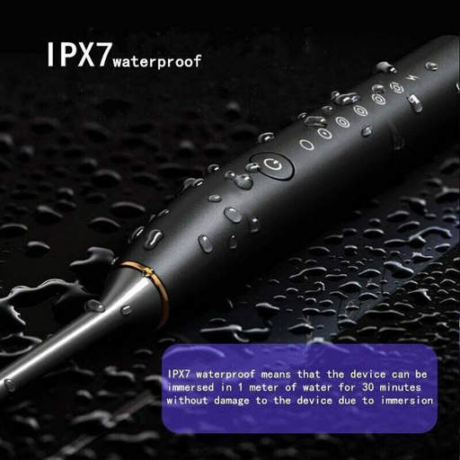 ipx7 waterproof means that the device can be used in a meter of water for 30 minutes without damage to the device due to immersion