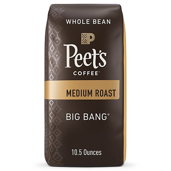 Peet's Coffee Big Bang Medium Roast Whole Bean Coffee Bag - 10.5 Oz