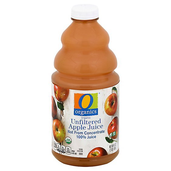 O Organics 100% Juice Organic Unfiltered Apple - 64 Fl. Oz.