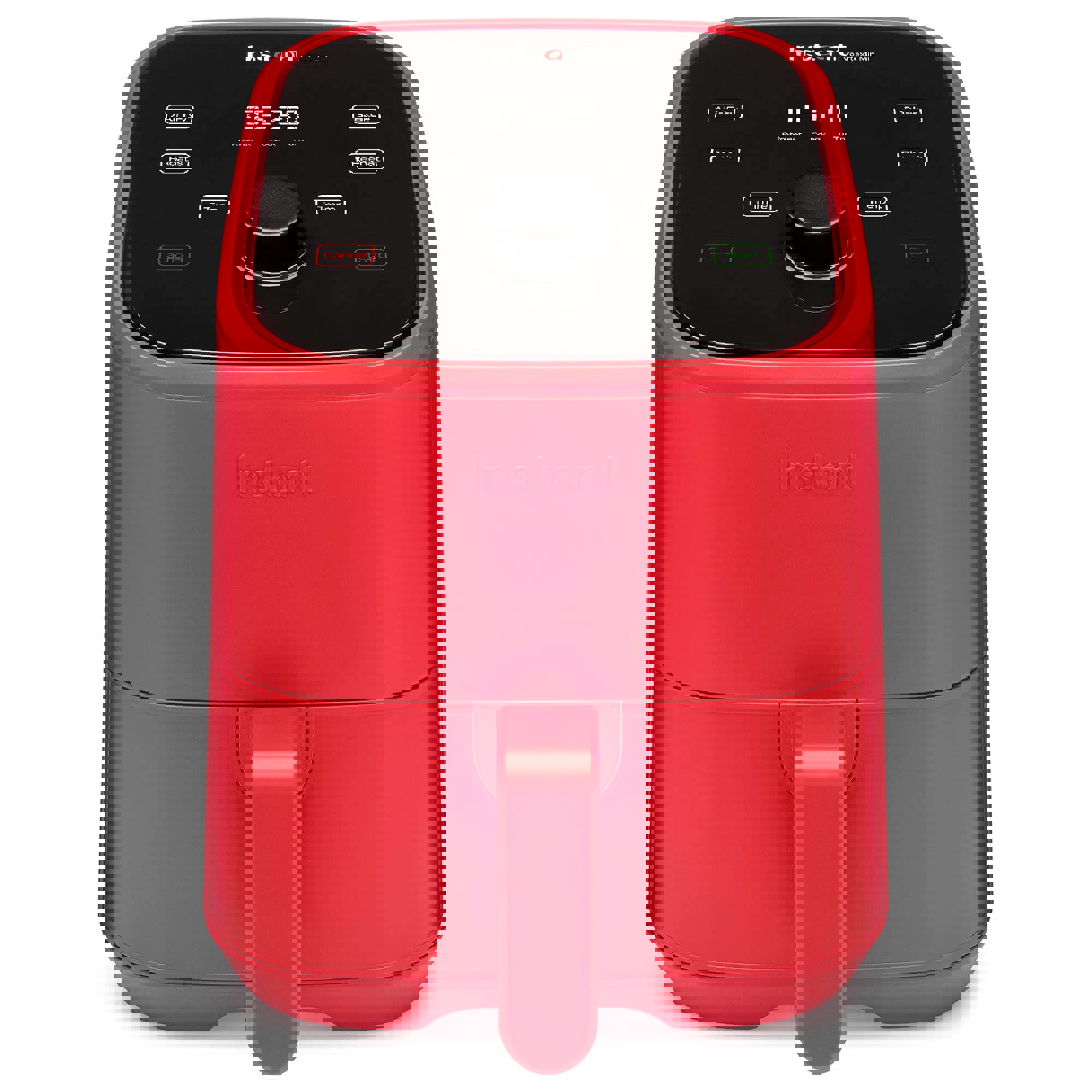 Instant Pot Vortex 4-in-1, 2-quart Mini Air Fryer Oven Combo with Customizable Smart Cooking Programs, Nonstick and Dishwasher-Safe Basket, Includes Free App with over 1900 Recipes, Red