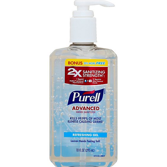 Purell 25% Free Pump Original - 8 OZ