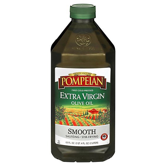 Pompeian Olive Oil Extra Virgin Smooth - 68 Fl. Oz.