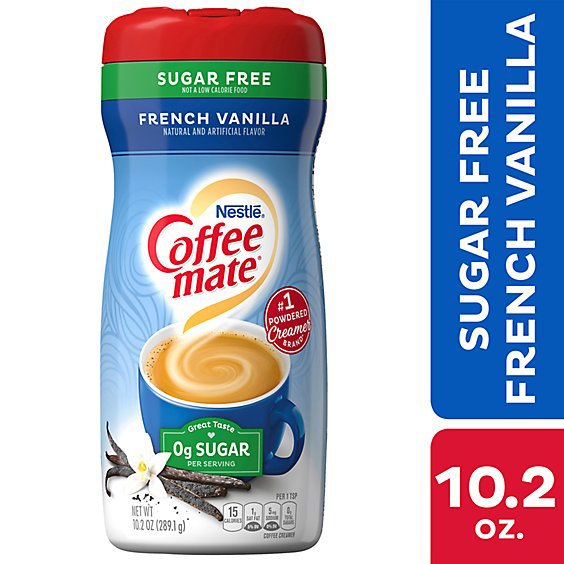 Coffee mate French Vanilla Sugar Free Powder Coffee Creamer - 10.2 Oz