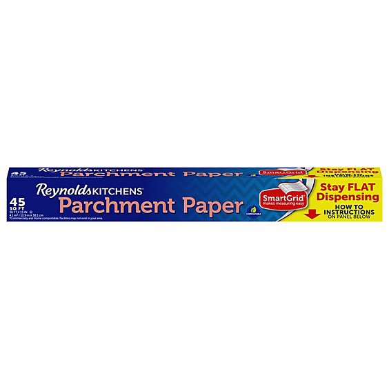 Reynolds Kitchens Parchment Paper Roll With SmartGrid Square Feet - Each