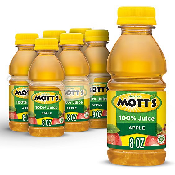 Motts Juice 100% Apple Original - 6-8 Fl. Oz.