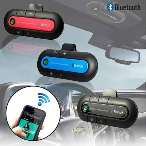 a person is using a bluetooth device in a car