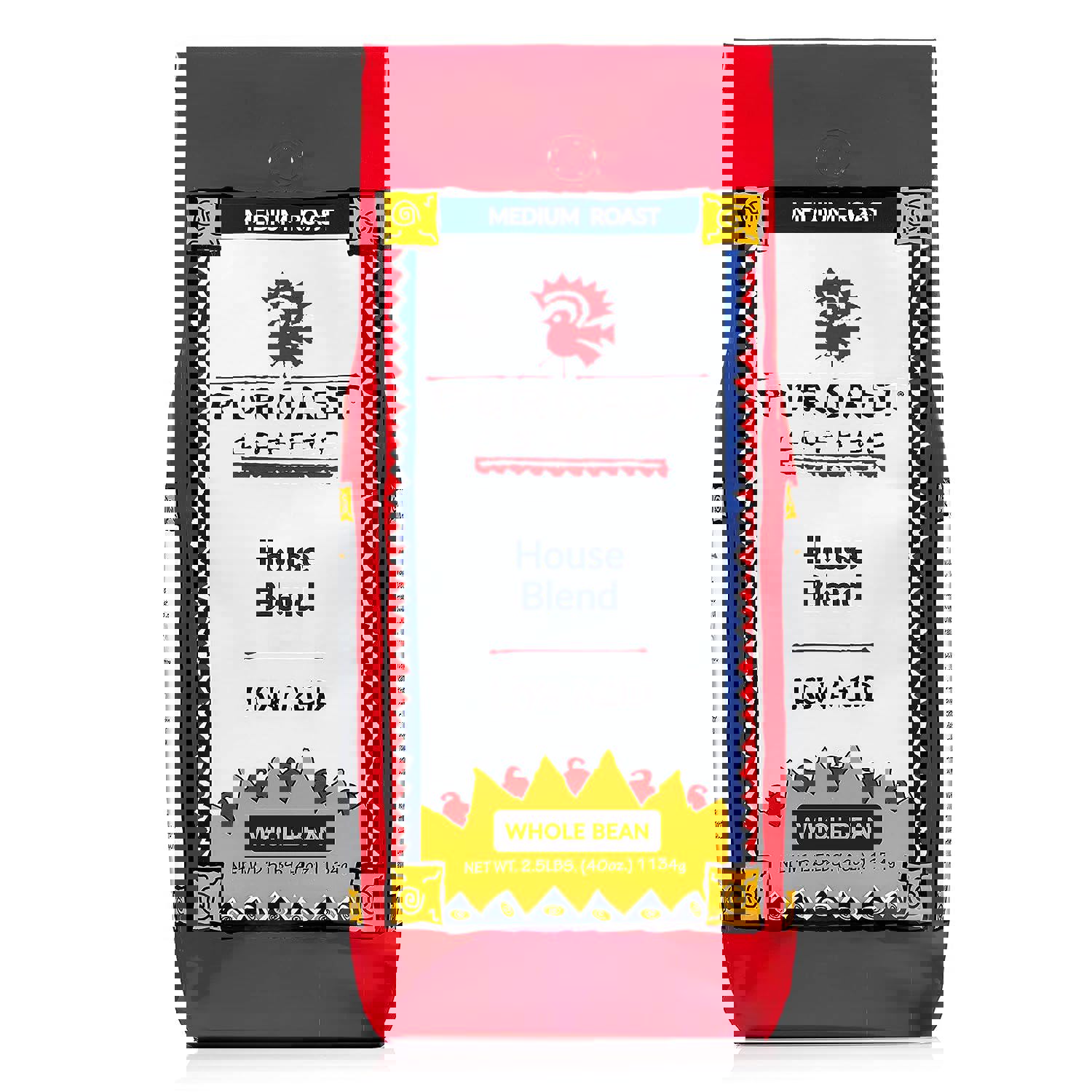 a bag of puroast coffee says it is medium roast