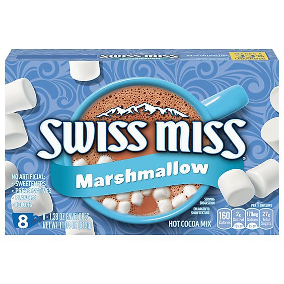 Swiss Miss Milk Chocolate With Marshmallow Cocoa - 8-1.38 Oz