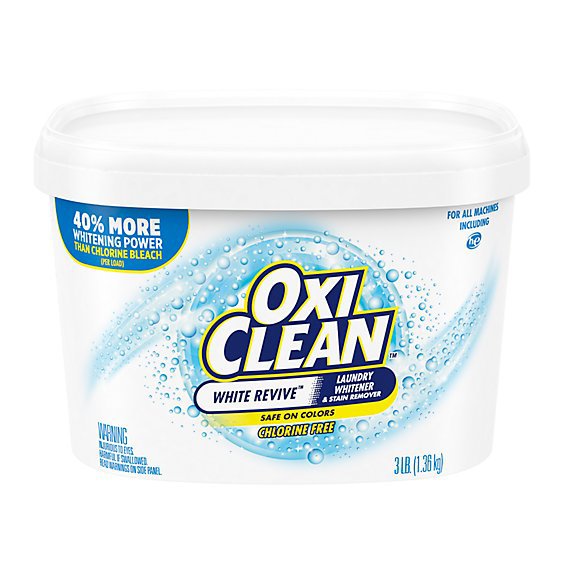 OxiClean White Revive Laundry Whitener And Stain Remover - 3 Lbs