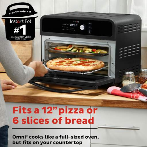 OVENTE 26 Qt Air Fryer Toaster Oven Combo, Digital Display and