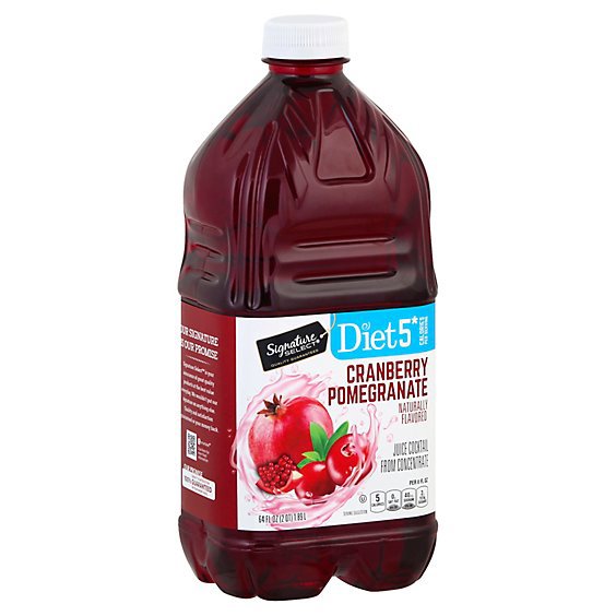 Signature Select Juice Cocktail Cranberry Pom Diet - 64 Fl. Oz.