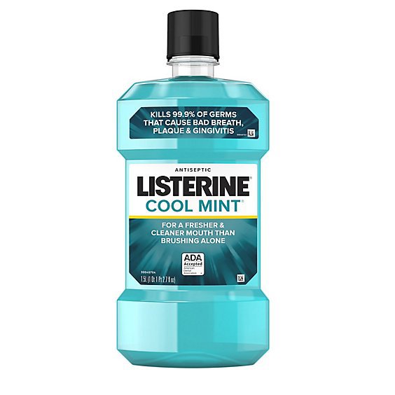 LISTERINE Mouthwash Antiseptic Cool Mint - 1.5 Liter