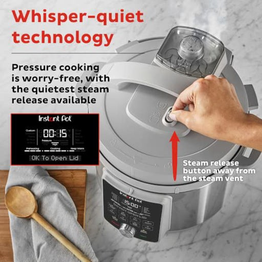 Instant Pot Duo Plus 6-Quart Whisper Quiet 9-in-1 Electric Pressure Cooker