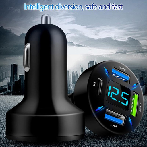 a car charger that says intelligent diversion safe and fast