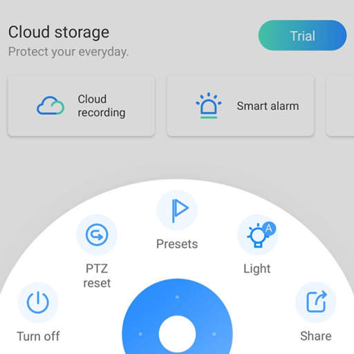 a screen that says cloud storage on it