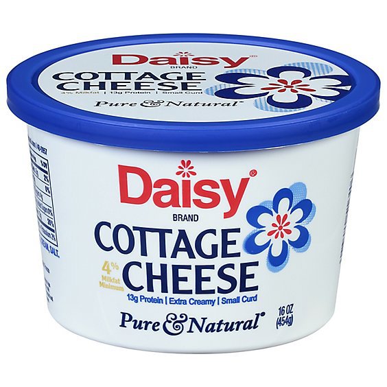 Daisy Cheese Cottage Small Curd 4% Milkfat Minimum - 16 Oz