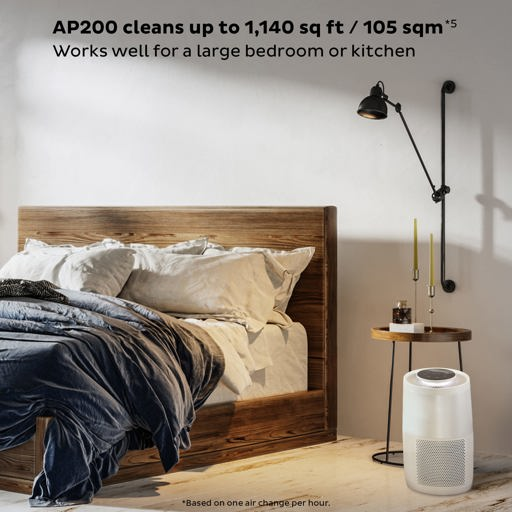 Instant HEPA Quiet Air Purifier for Rooms up to 1140ft2