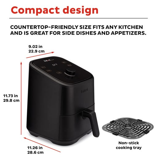 Instant Pot Vortex 4-in-1 2-quart Mini Air Fryer Oven Combo - Black