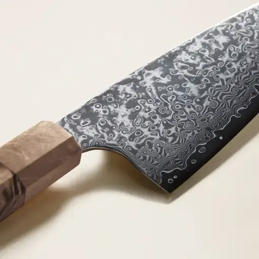Japanese knife close up
