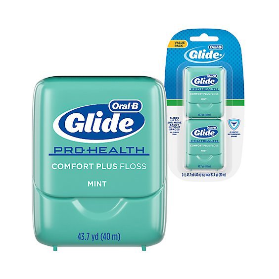 Oral-B Glide Pro-Health Comfort Plus Extra Soft Dental Floss Value Pack - 2 Count