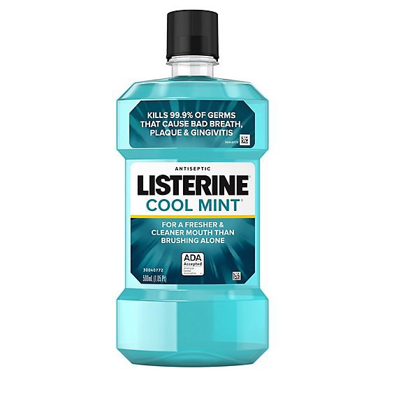 LISTERINE Mouthwash Antiseptic Cool Mint - 500 Ml