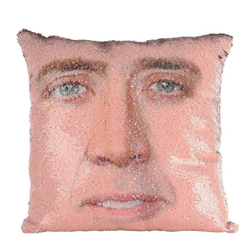 40cm x 40cm Nicolas Cage Pillow Cover