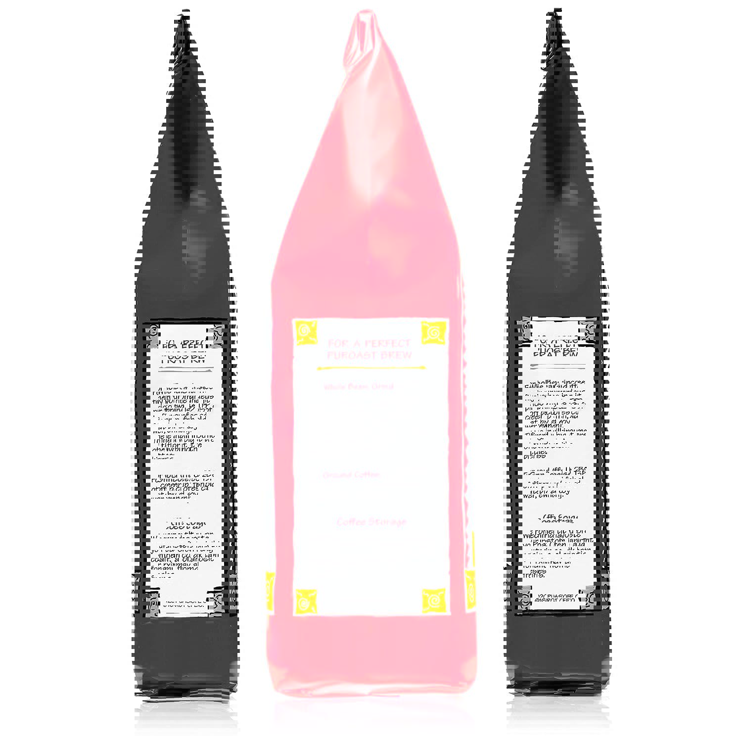 a bag of coffee that says for a perfect purcoast brew