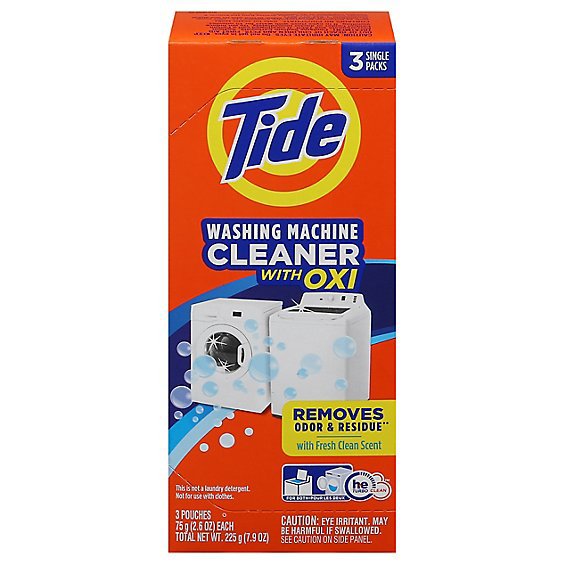 Tide Washing Machine Cleaner HE Odor Remover Box - 3 Count