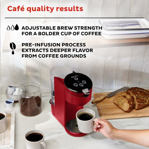 Instant Solo Single Serve Coffee Maker - Red