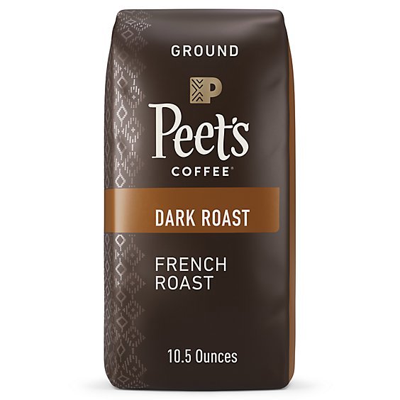 Peet's Coffee French Roast, Dark Roast Ground Coffee, 10.5 Oz - 10.5 OZ