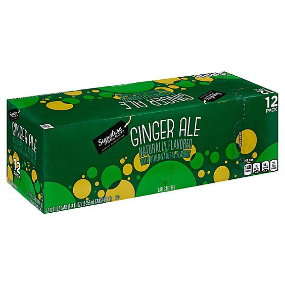 Signature SELECT Soda Ginger Ale - 12-12 Fl. Oz.