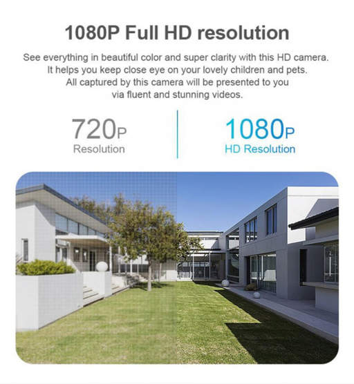 a 1080p full hd resolution advertisement with a picture of a house