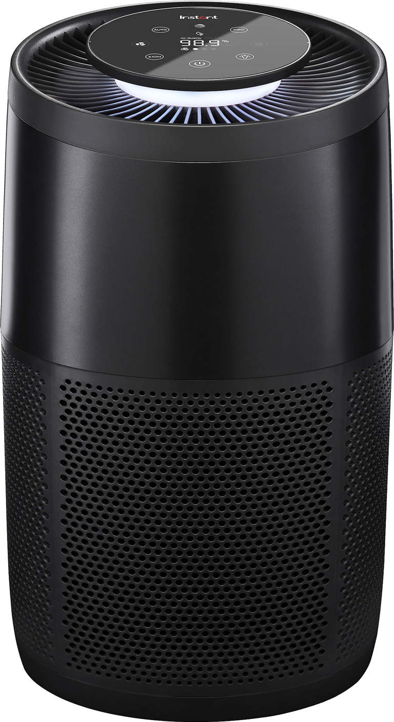 Instant HEPA Quiet Air Purifier From the Makers of Instant Pot with Plasma Ion Technology for Rooms up to 1140ft2, removes 99% of Dust, Smoke, Odors, Pollen & Pet Hair, for Bedrooms, Offices, Charcoal