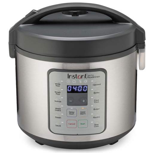 Instant Pot 20-Cup White Electric Multi-Grain Rice Cooker and Slow