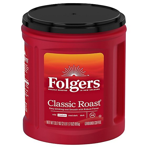 Folgers Classic Roast - 33.7 OZ