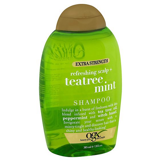 OGX Extra Strength Refreshing Scalp + Teatree Mint Shampoo - 13 Fl. Oz.