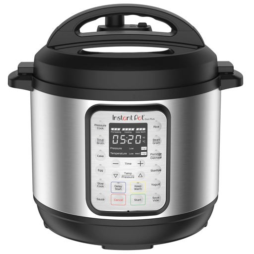 How do I unlock and open the lid of Instant Pot Duo Plus 9-in-1 Electric  Pressure Cooker?